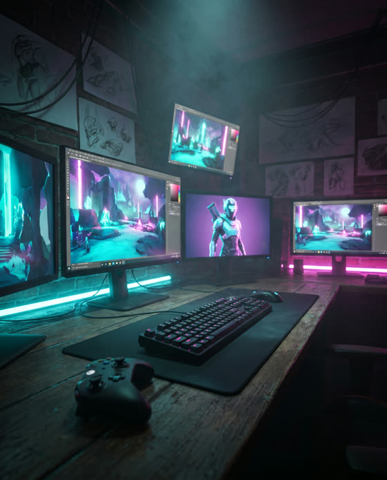 Studio jeux vidéo